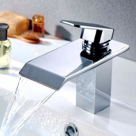 single handle chrome centerset waterfall bathroom sink faucet single handle chrome centerset waterfall bathroom sink faucet