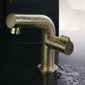 ti-pvd centerset bathroom sink faucets