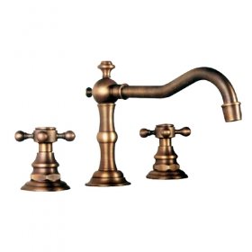 two handles antique brass widespread bathroom sink faucet two handles antique brass widespread bathroom sink faucet