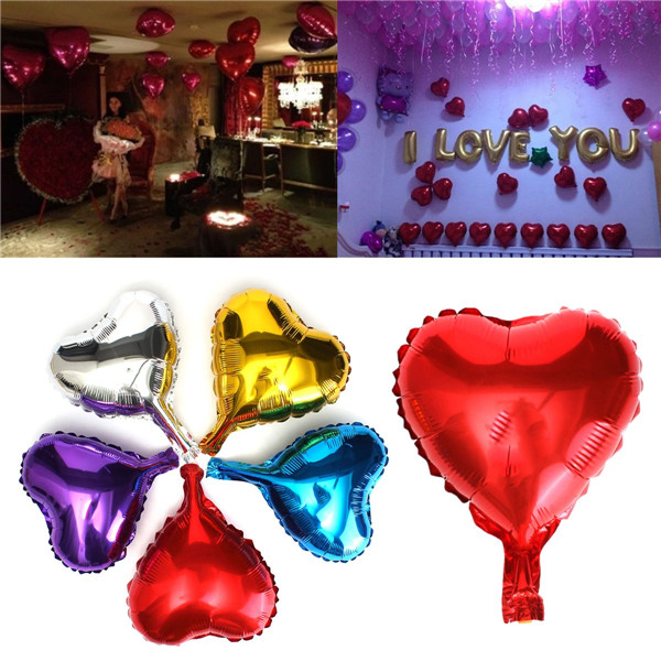 10 inch colorful heart foil helium air balloons for wedding birthday party engagement decoration 10 inch colorful heart foil helium air balloons for wedding birthday party engagement decoration