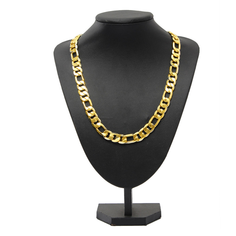 2015 new arrival heavy 12mm 18k yellow gold filled mens necklace curb chain jewelry geometry royal 2015 new arrival heavy 12mm 18k yellow gold filled mens necklace curb chain jewelry geometry royal