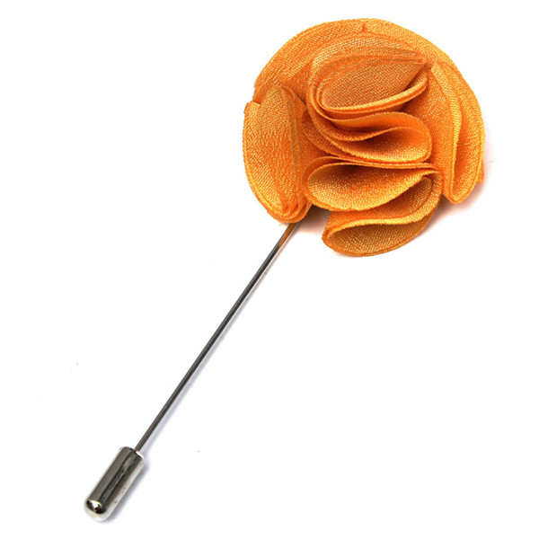 2015 new stylish 6 colours lapel flower daisy handmade boutonniere stick brooch pin mens accessories