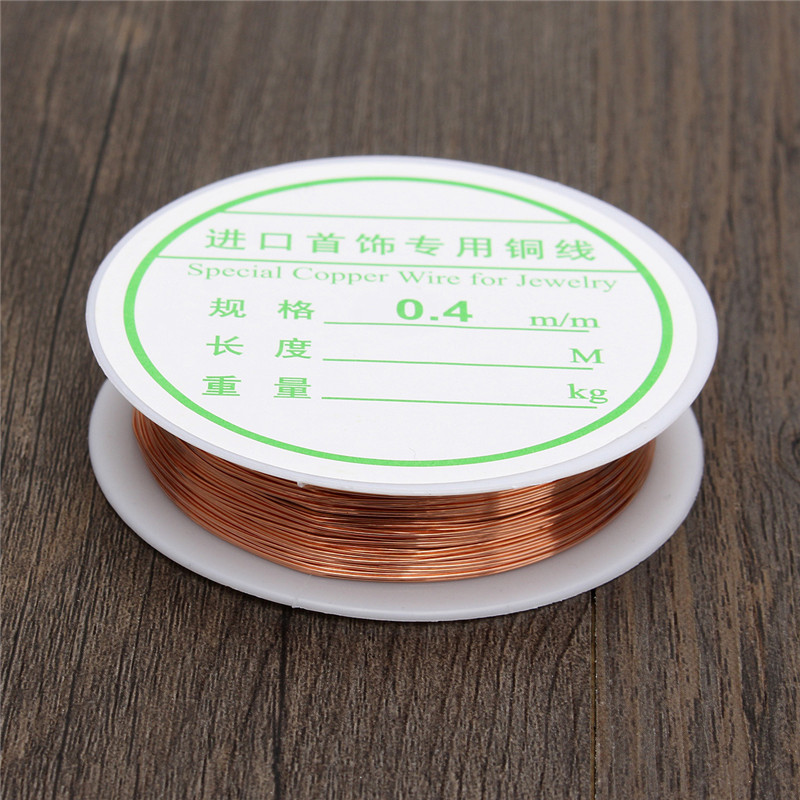 2015 newest jewelry accessories 0.4mm silver gold plated copper wire craft beads jewelry making diy essential jewelry line