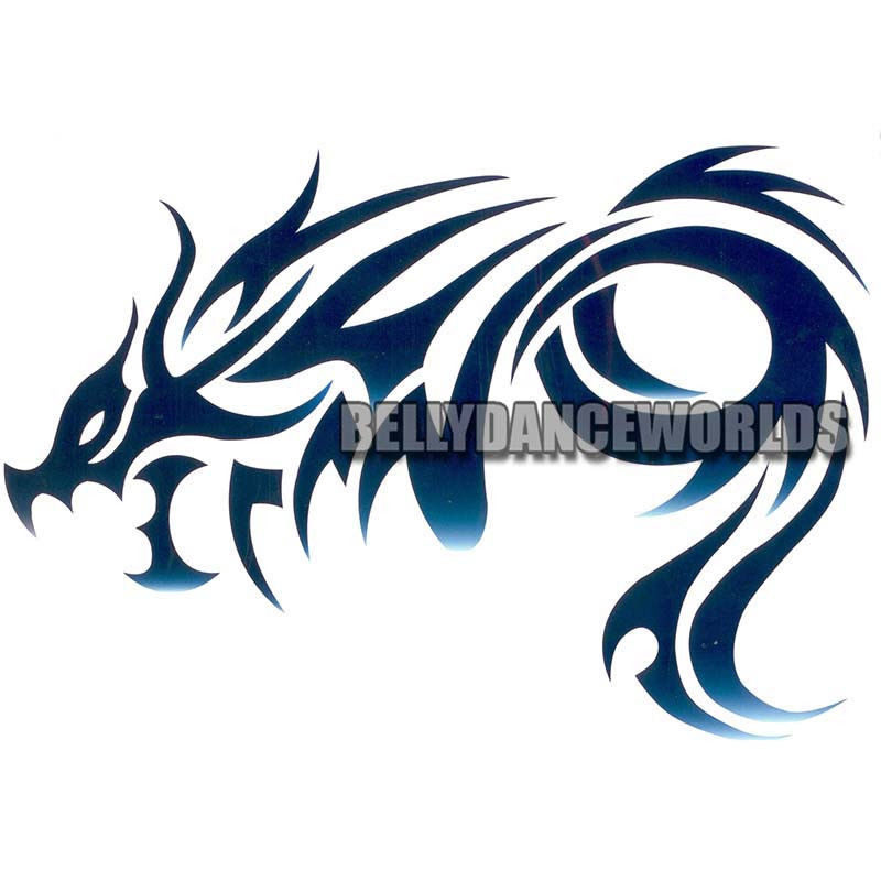 20x27cm removable waterproof large dragon temporary arm shoulder body tattoo art men sticker