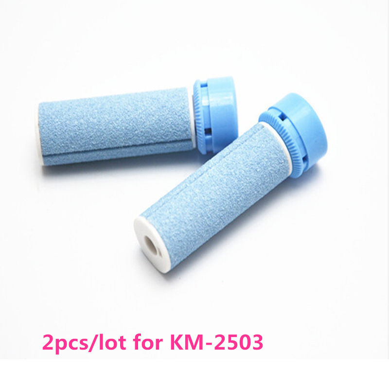 2pcs km-2503 roller grinding head replacement for dead skin callus remover foot pedicure exfoliating heel cuticles removal 2pcs km-2503 roller grinding head replacement for dead skin callus remover foot pedicure exfoliating heel cuticles removal