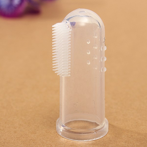 2psc baby kid soft silicone finger toothbrush gum brush clean teeth rubber whole
