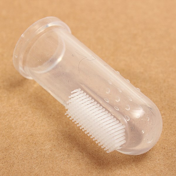 2psc baby kid soft silicone finger toothbrush gum brush clean teeth rubber whole