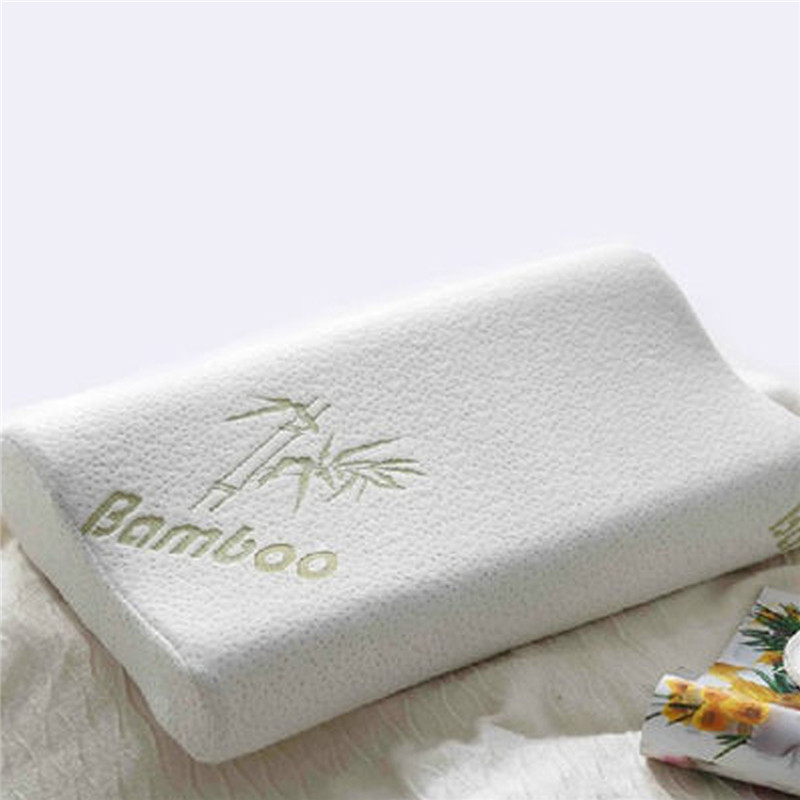30x50cm care rebound memory pillow bamboo fiber memory cotton pillow cervical pillow neck memory cotton pillow with pillowcase