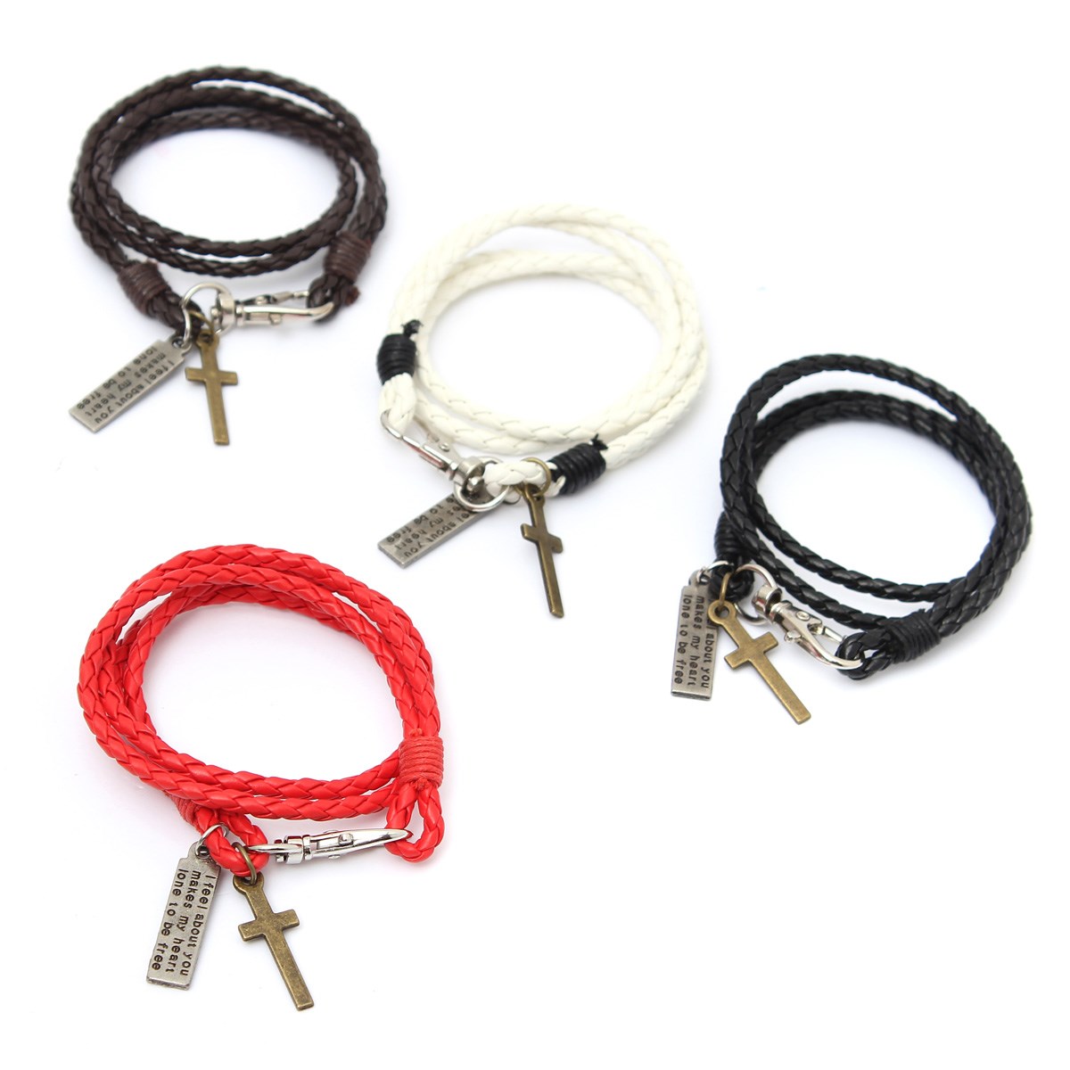 beautiful pretty design 1pc colorful unisex wristband leather with pendant bracelet casual fashion new beautiful pretty design 1pc colorful unisex wristband leather with pendant bracelet casual fashion new