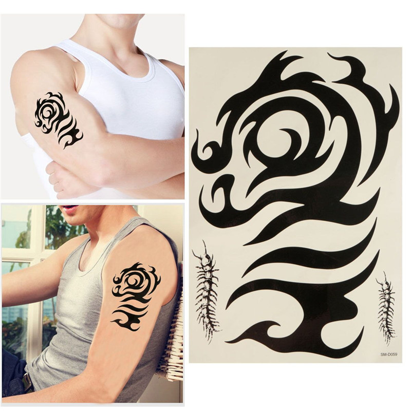 best promotion black totem waterproof nontoxic removable temporary tattoo body arm leg tattoo sticker 14x20cm best promotion black totem waterproof nontoxic removable temporary tattoo body arm leg tattoo sticker 14x20cm