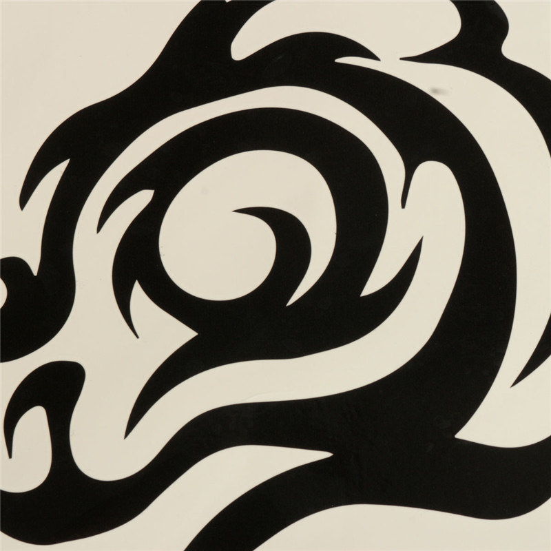 best promotion black totem waterproof nontoxic removable temporary tattoo body arm leg tattoo sticker 14x20cm