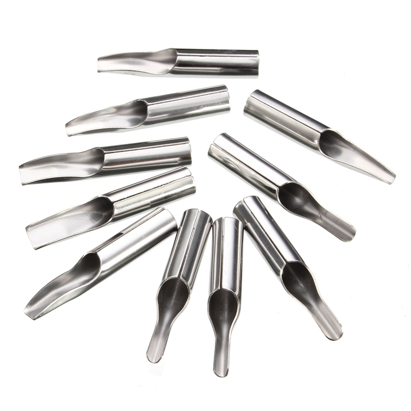brand new arrival 10pcs 10x stainless steel tattoo supply nozzle tips for tattoo machine kit brand new arrival 10pcs 10x stainless steel tattoo supply nozzle tips for tattoo machine kit