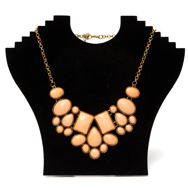 brand new black velvet women lady necklace pendant jewellery jewelry display holder stand show case brand new black velvet women lady necklace pendant jewellery jewelry display holder stand show case