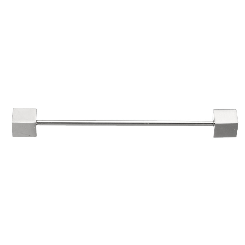 brand new tie clips square head simple men shirt necktie electroplate collar pin gold and silver men's shirt tie pin