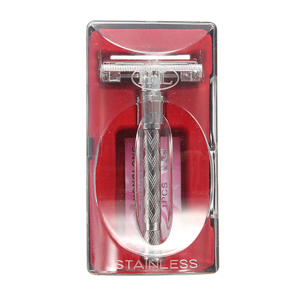 classic men safety manual shaver traditional double edged blade razor with box
