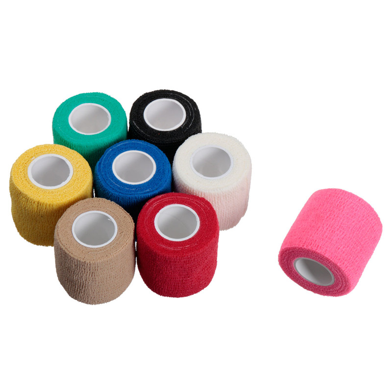 colorful self adhesive ankle finger muscles care elastic medical bandage gauze dressing tape sports wrist support colorful self adhesive ankle finger muscles care elastic medical bandage gauze dressing tape sports wrist support