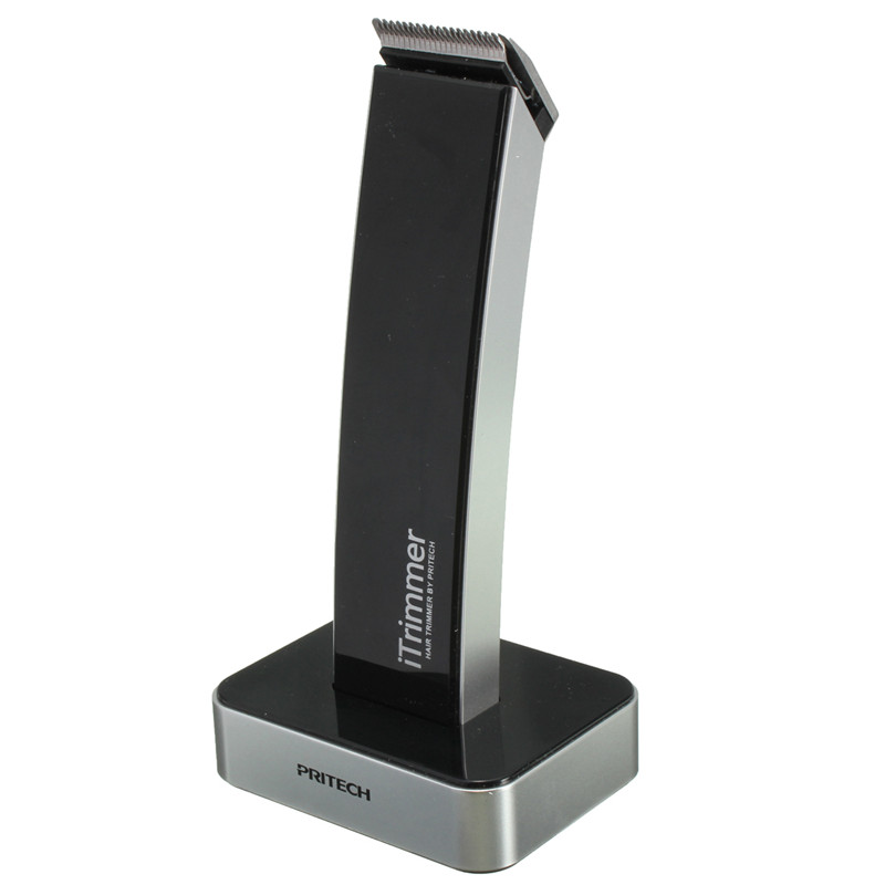 fashion black professional simple electric pritech pr-1288 hair clipper trimmer barber tool kit razor home health care