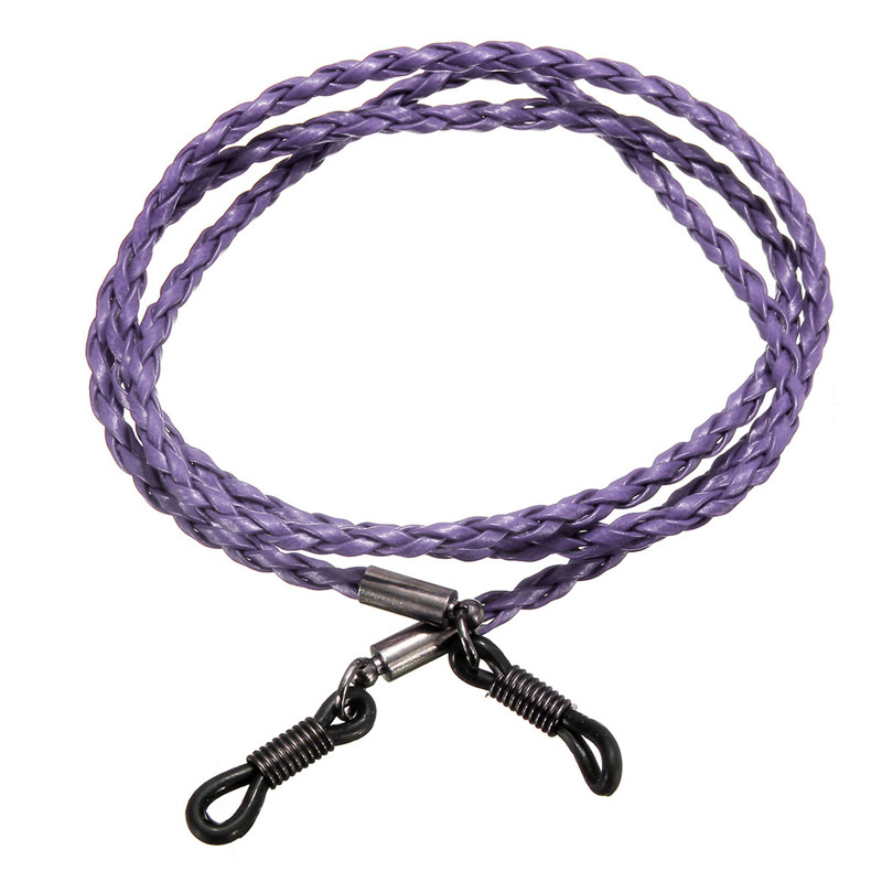 fashion design multicolor fashion leather glasses eyeglass glasses reading glass cord holder neck chain eyewear accessories