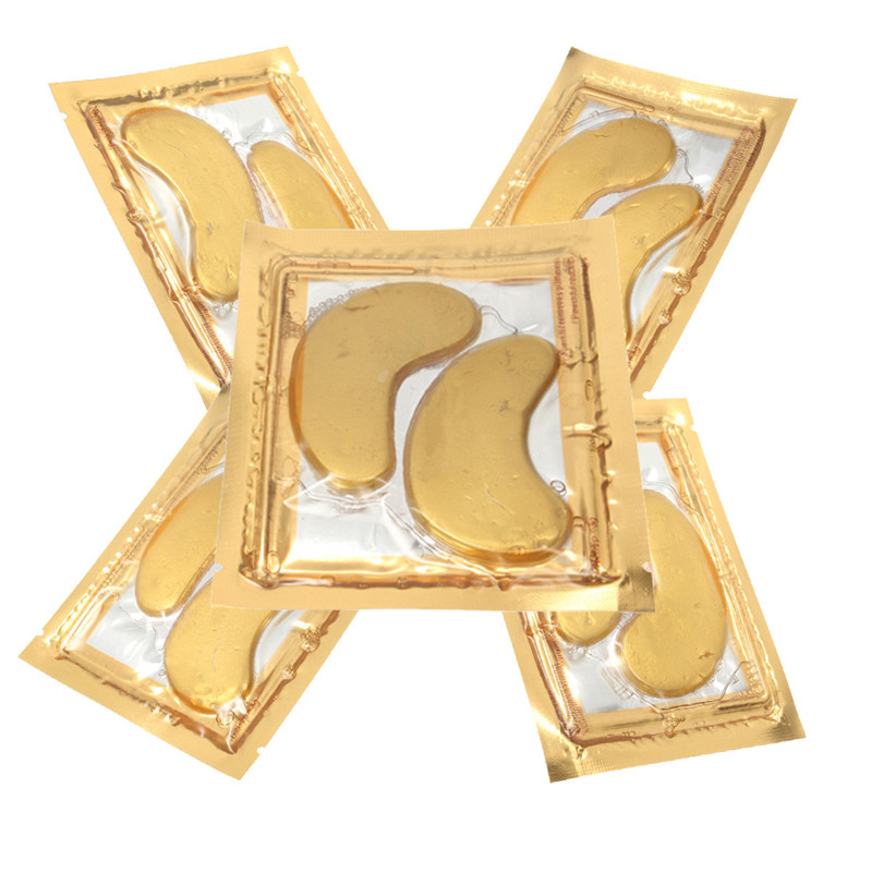 five pair gold collagen eye mask eyelid care patch pad moisture anti wrinkle facial make up five pair gold collagen eye mask eyelid care patch pad moisture anti wrinkle facial make up