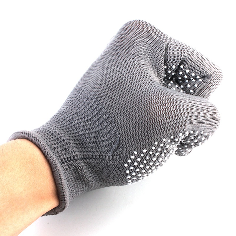 grey color 1 pair hair straightener perm curling hairdressing heat resistant finger glove kitchen glove