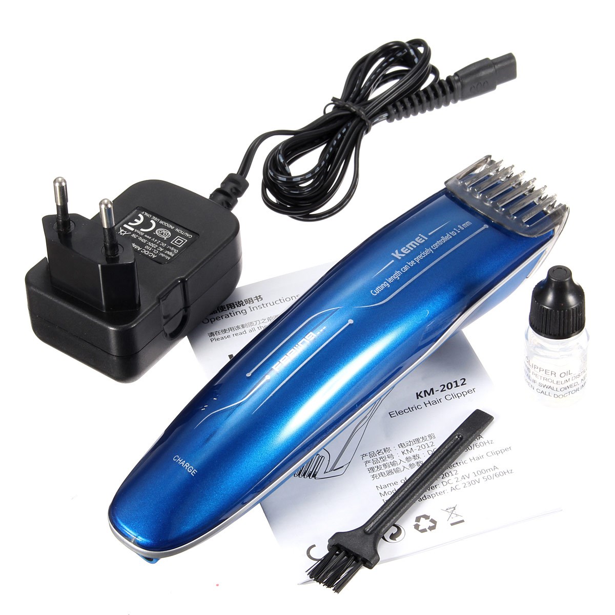 hign quanlity modern design useful kemei rechargeable mens electric shaver razor beard hair clipper trimmer grooming household
