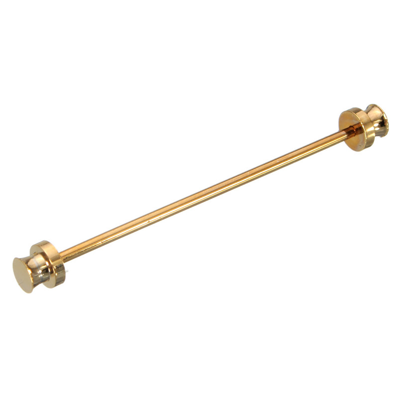 men silver gold necktie collar pin men's skinny collars brooch tips plain tie hexagon pin clasp clip