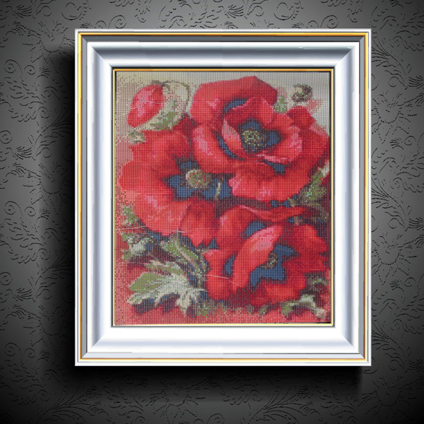 modern design diy diamond mosaic pictures for living room flowers rainbow rose red handmade diamond paintings cross stitch kits