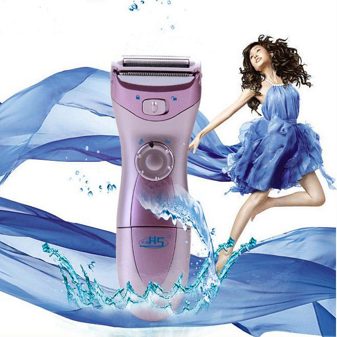 modern design excellent quality washable cordless wet & dry lady shaver body hair remover trimmer bikini line good for women