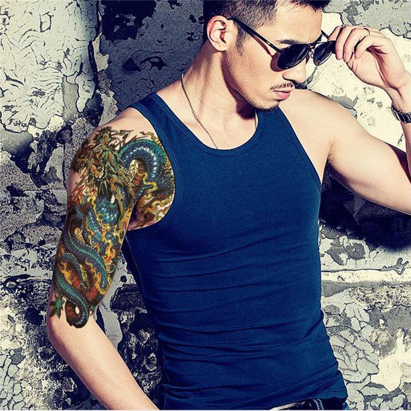 new arrival 22x16cm waterproof removable arm leg body men women tattoo temporary aet sticker new arrival 22x16cm waterproof removable arm leg body men women tattoo temporary aet sticker