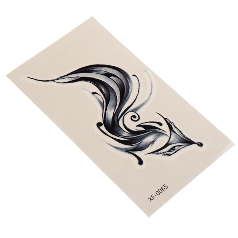 new arrival 9.8 x 5.5cm fashion unisex sexy fox waterproof nontoxic temporary tattoo body arm leg art sticker removable