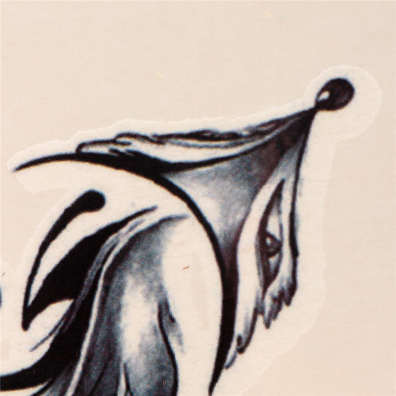 new arrival 9.8 x 5.5cm fashion unisex sexy fox waterproof nontoxic temporary tattoo body arm leg art sticker removable