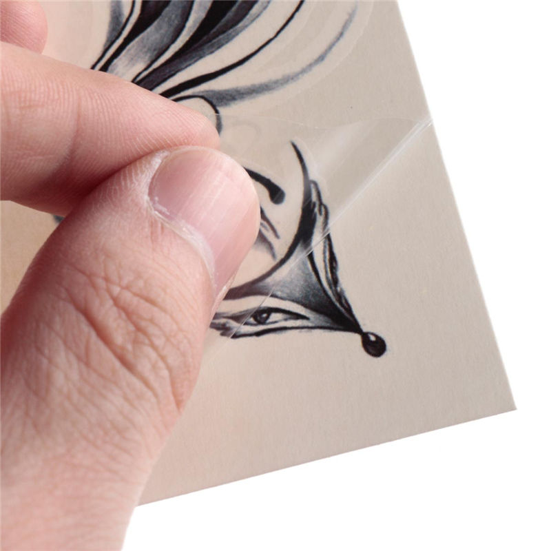 new arrival 9.8 x 5.5cm fashion unisex sexy fox waterproof nontoxic temporary tattoo body arm leg art sticker removable