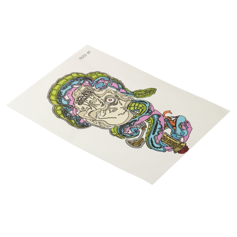 new arrival arm back removable waterproof temporary disposable tattoo body tattoo art sticker tattoo pattern 15*21 cm