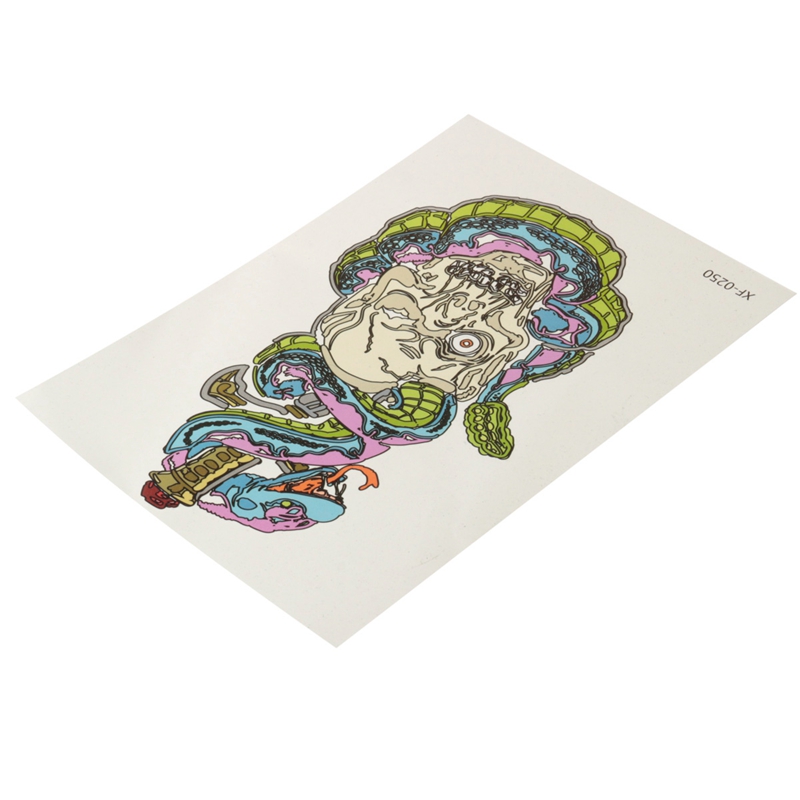 new arrival arm back removable waterproof temporary disposable tattoo body tattoo art sticker tattoo pattern 15*21 cm