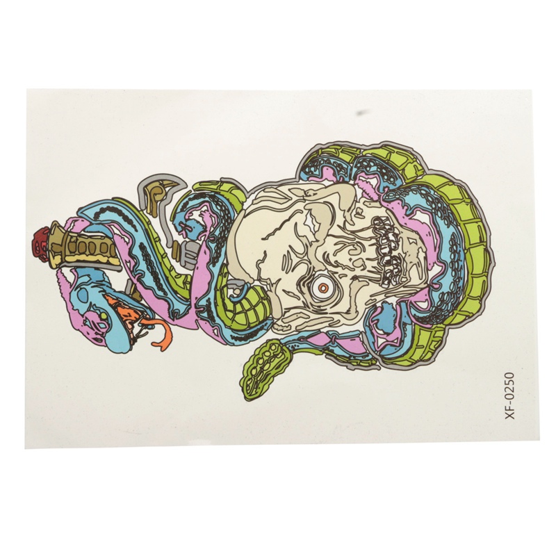 new arrival arm back removable waterproof temporary disposable tattoo body tattoo art sticker tattoo pattern 15*21 cm