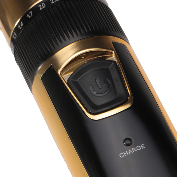 new arrival hign quality golden professional hair clipper rechargeable electric beard trimmer set hair cutting machine