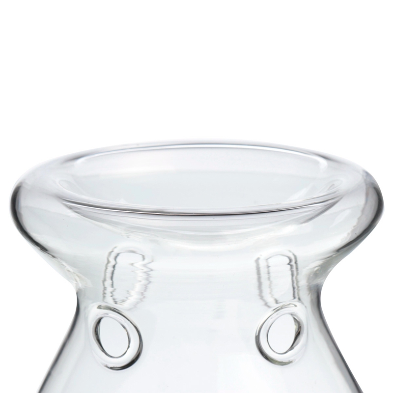 new arrival transparent vase shape glass candle holder wedding home decor candle holder fragrance oil burner romantic dinner