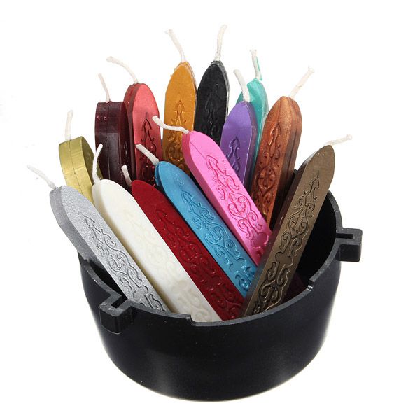 new arrvial!!! traditional cord wick vintage sealing wax sticks for postage color choose excellent quality