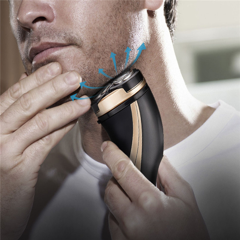new convenient gold modern 3d men electric waterproof rotary rechargeable cordless beard hair shaver razor portable health care new convenient gold modern 3d men electric waterproof rotary rechargeable cordless beard hair shaver razor portable health care