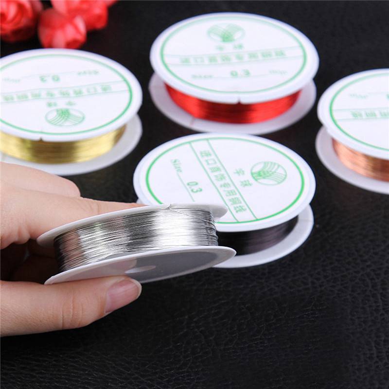 new fashion jewelry findings 0.3mm silver gold plated copper wire craft beads jewelry making diy essential jewelry cord new fashion jewelry findings 0.3mm silver gold plated copper wire craft beads jewelry making diy essential jewelry cord