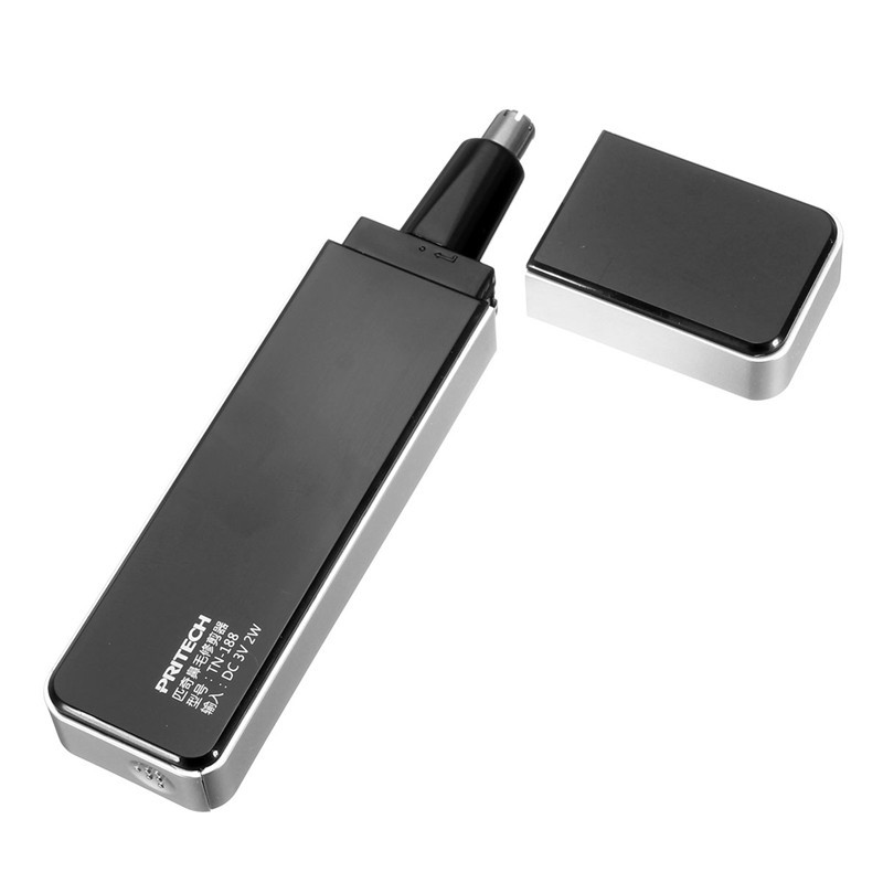 new pritech tn-188 nose ear hair trimmer nasal wool implement nose hair cut for men and women the black color can be washed