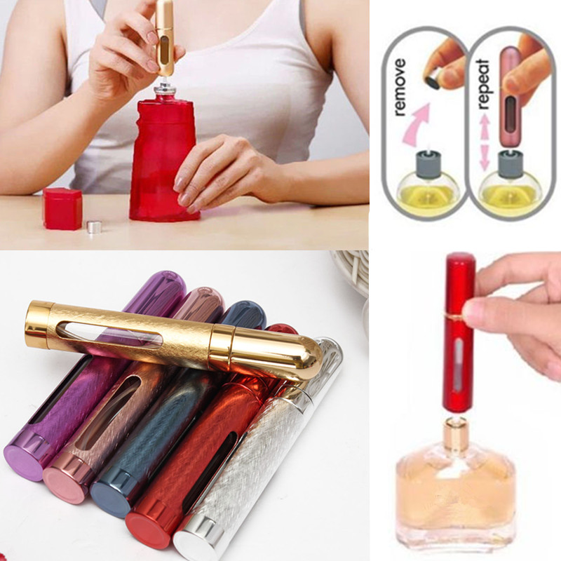 new selling refillable perfume bottles atomizer empty bottle for travel scent pump mini portable spray case 12ml