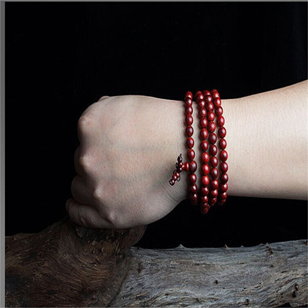 new stylish sandalwood buddhist buddha meditation 6mm 108 prayer bead mala bracelet necklace