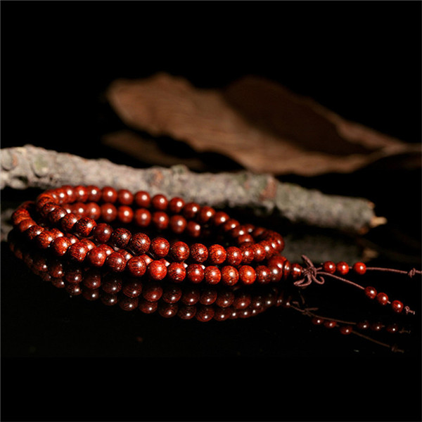 new stylish sandalwood buddhist buddha meditation 6mm 108 prayer bead mala bracelet necklace