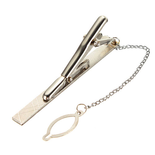 newest best promotion men fashion metal silver tone simple necktie tie bar clasp clip practical clothing accessories decor