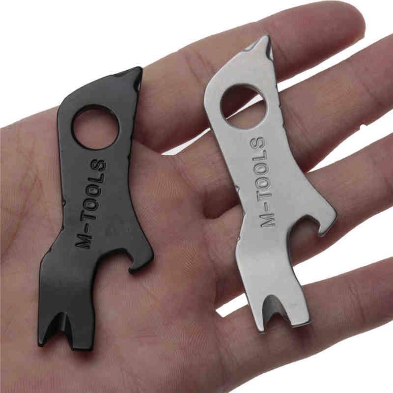 outdoor multi-functional mini screwdriver opener crowbar stripper multi tools