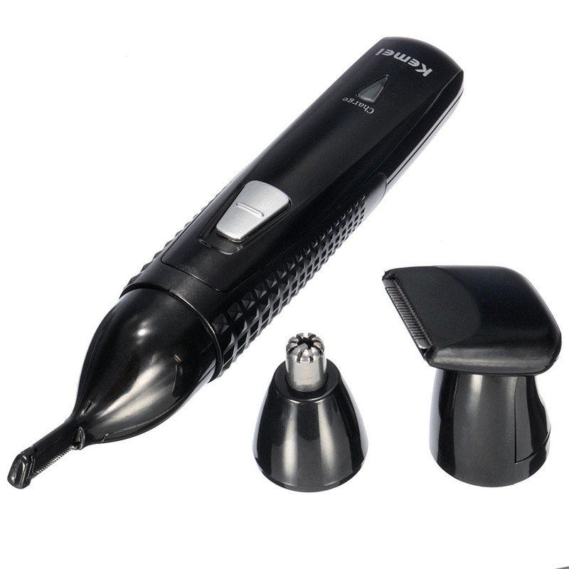 professional kemei km-309 3 in 1 electric rechargeable nose and ear hair trimmer cleaner shaver clipper face cleaner professional kemei km-309 3 in 1 electric rechargeable nose and ear hair trimmer cleaner shaver clipper face cleaner