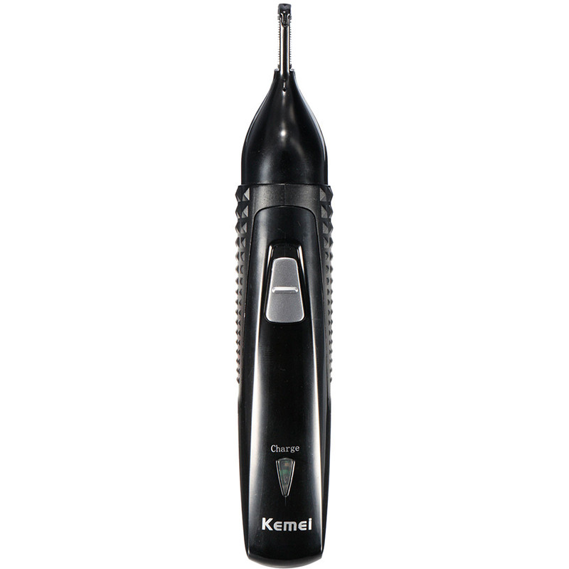 professional kemei km-309 3 in 1 electric rechargeable nose and ear hair trimmer cleaner shaver clipper face cleaner