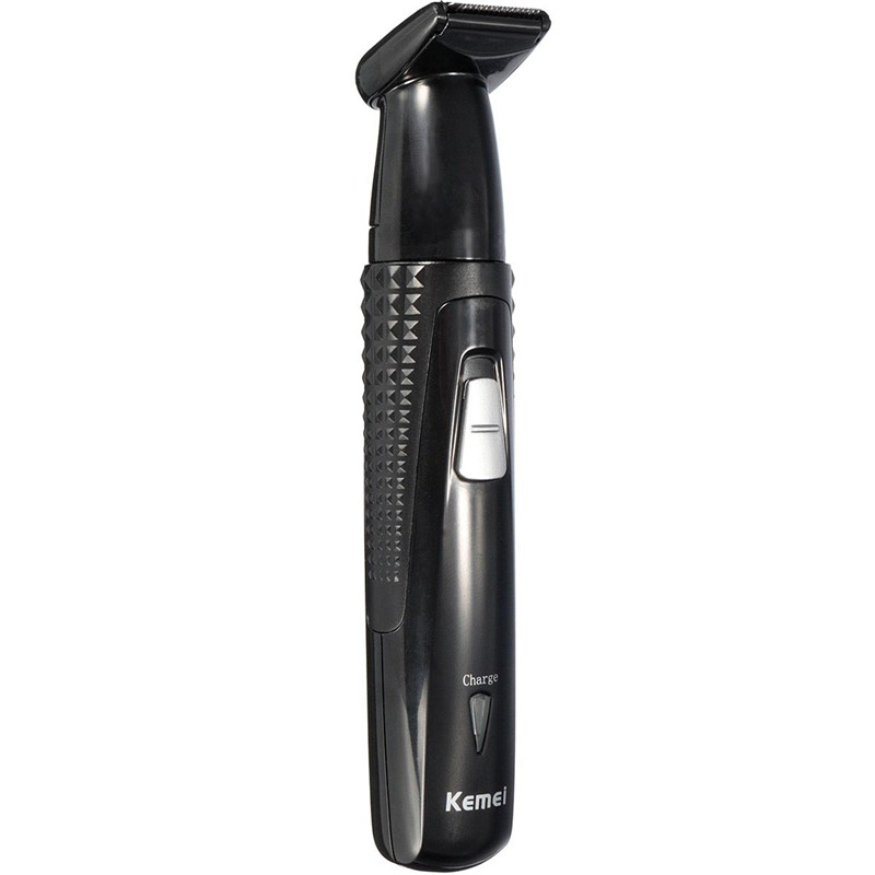 professional kemei km-309 3 in 1 electric rechargeable nose and ear hair trimmer cleaner shaver clipper face cleaner