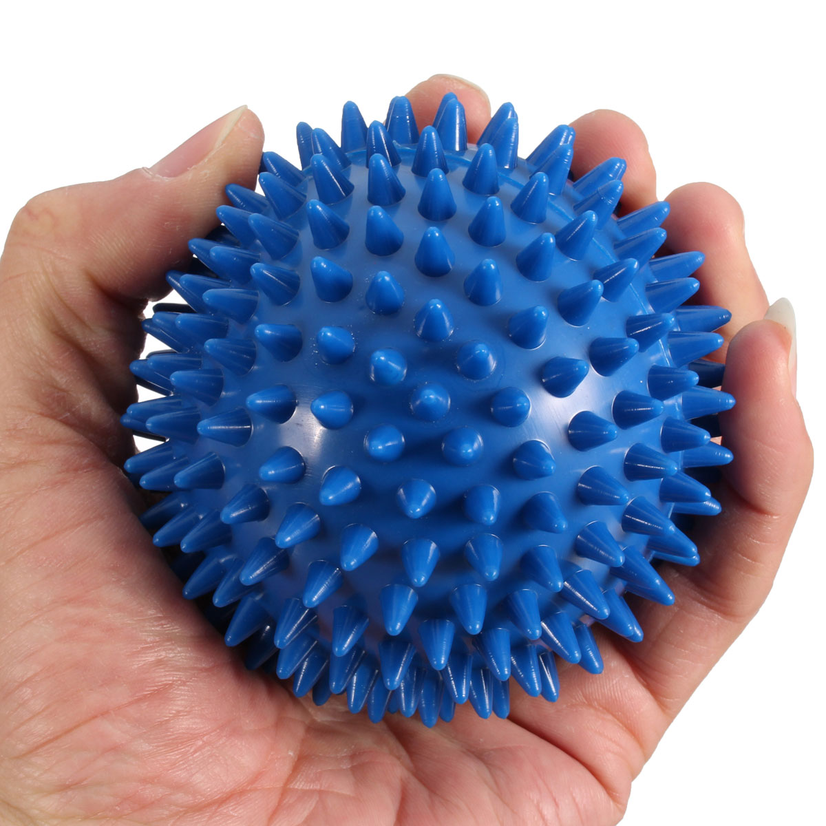 promotion 1 pcs 9cm spiky massage ball hand foot body pain stress relief trigger point sport health care outdoor color randomly